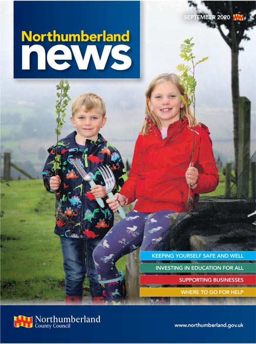 Northumberland News September 2020 front cover