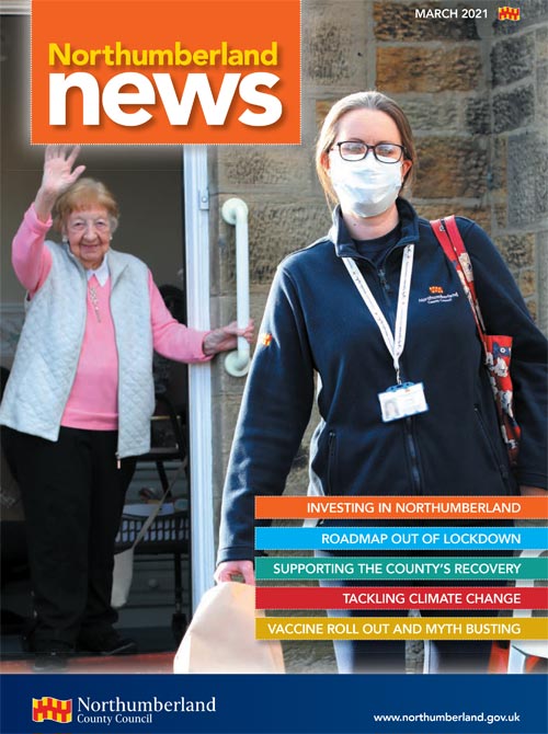 Northumberland News March 2021 front cover