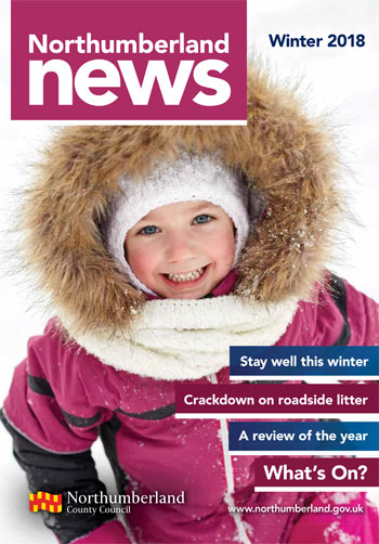 Northumberland News winter 2018 front cover