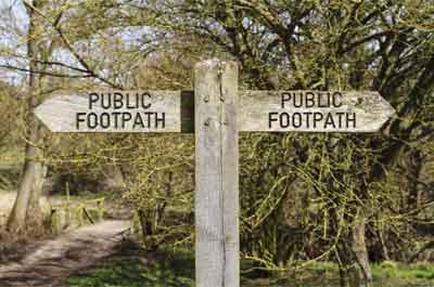 Image showing Public rights of way in Northumberland