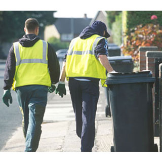 Image showing Bin collection information