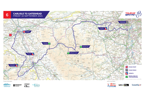 Image demonstrating Northumberland welcomes the Tour of Britain  