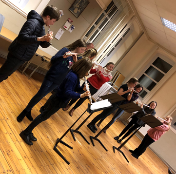 Magic Flutes practising