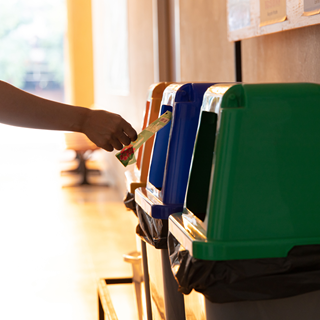 Image showing HWRC sites offering assistance to residents to drive recycling rates 