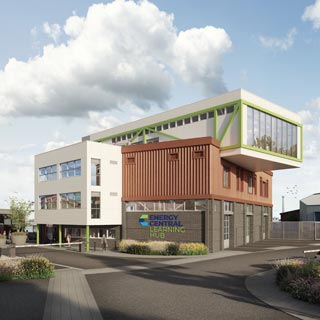 An artists impression of the Energy Central Campus