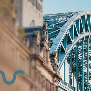 A photo of the Tyne bridge