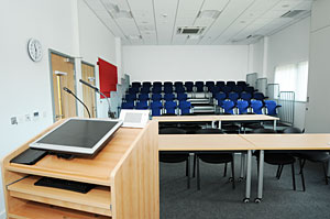 Presentation room at Westhart ford fire station