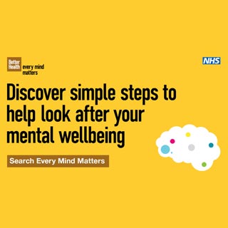 An illustrated mind with colour bubbles inside. Text says 
