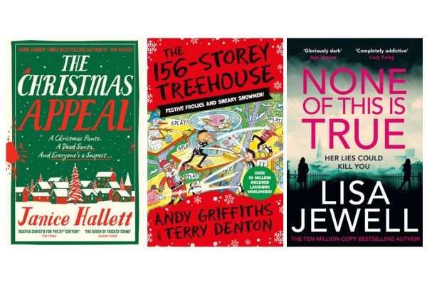 Books The Christmas Appeal, The 156-Storey Treehouse and None of this is true