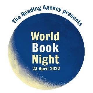 Image of the Moon with the writing World Book Night 2022