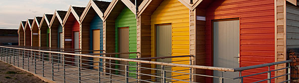 Blyth beach huts