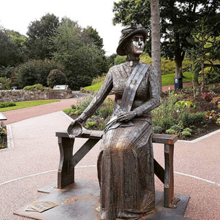 Image showing Emily Wilding Davison statue