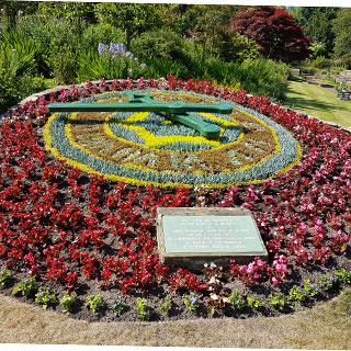 Image showing Morpeth Floral Clock