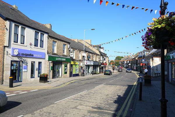 Image demonstrating Town visits to check pavement scheme progress