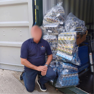 Image demonstrating Northumberland Trading Standards seize substantial haul of illicit cigarettes and tobacco  