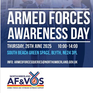 Image demonstrating Blyth event to provide support for Armed Forces community  