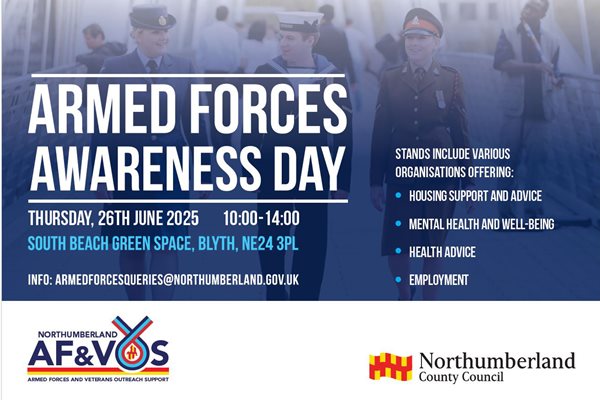 Image demonstrating Blyth event to provide support for Armed Forces community  