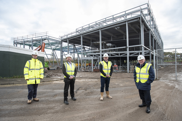 Image demonstrating New state-of-the art leisure centre takes shape in Berwick 