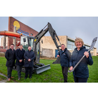 Turf cutting ceremony for  Berwick's new leisure centre