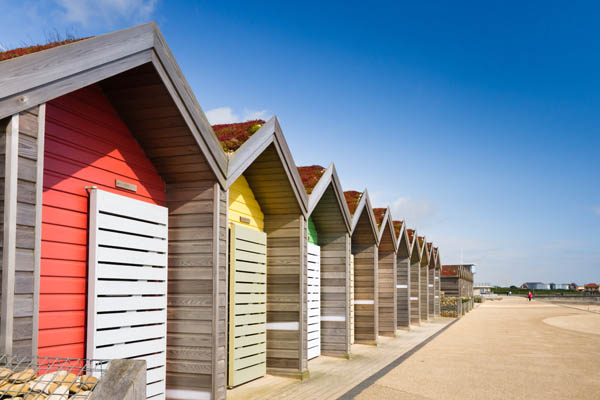 Image demonstrating    Work starts to refurbish iconic Blyth beach huts 