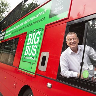 Image demonstrating Have your say on the North East bus network join the #BigBusConversation 