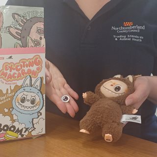 Image demonstrating Trading standards warn of unsafe counterfeit Labubu toys 
