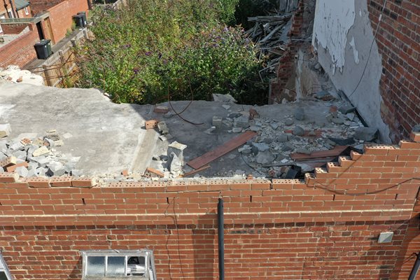 Image demonstrating Demolition work to start on unsafe Prudhoe Drill Hall 