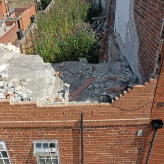 Image demonstrating Demolition work to start on unsafe Prudhoe Drill Hall 