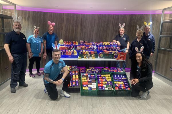 Image demonstrating Hundreds of Easter Eggs donated to Blyth families in need 