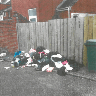 Image demonstrating  Ashington man fined for fly-tipping. 