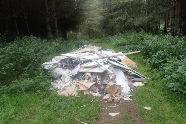 Image demonstrating Man fined after rubbish he had collected was fly tipped 