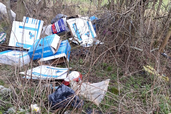 Image demonstrating Fly tipper caught and fined