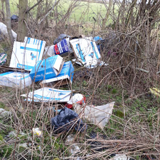Image demonstrating Fly tipper caught and fined