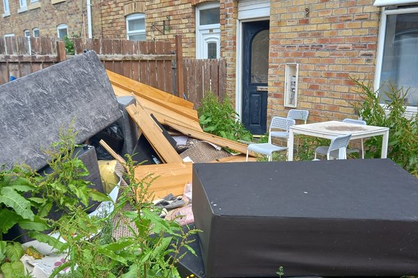 Image demonstrating Ashington men fined for failing to clear eyesore gardens 