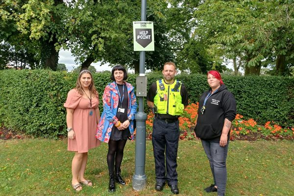 Image demonstrating New technology installed in Ashington park to enhance public safety 