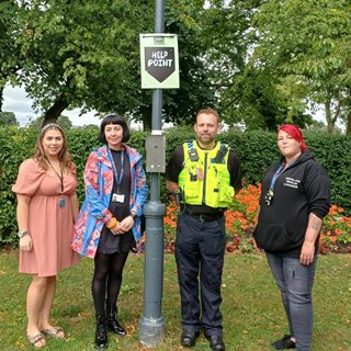 Image demonstrating New technology installed in Ashington park to enhance public safety 