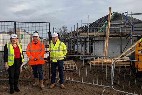 Image demonstrating Dementia friendly bungalows on track for March completion 