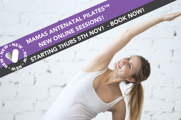 Image demonstrating New online pilates class for mams-to-be  