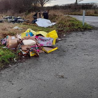 Image demonstrating Fly-tipper fined for dumping waste in two separate locations in Northumberland 