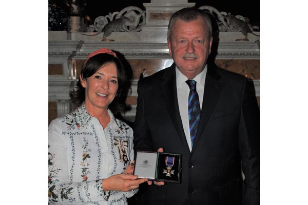 Image demonstrating Lieutenancy Officer receives royal honour  