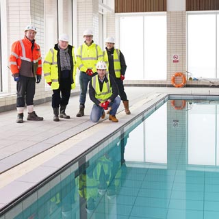 Image showing New milestone reached on £21m Morpeth Leisure Centre 