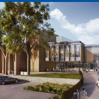 Artists impression of the new Morpeth Leisure Centre