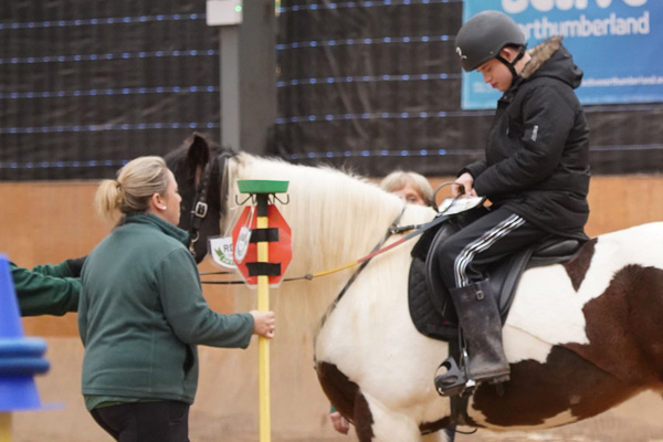 A Riding for the Disabled lesson at the Pegasus Centre