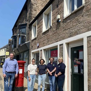 Image demonstrating Grant assists Wooler Post Office and affordable housing scheme   
