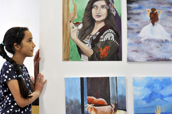Image demonstrating Refugee art exhibition to open in Cramlington 
