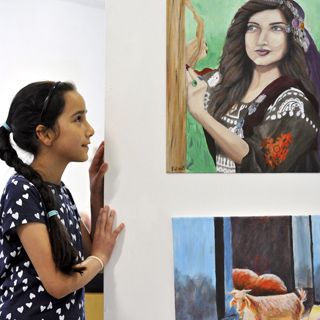 Image demonstrating Refugee art exhibition to open in Cramlington 