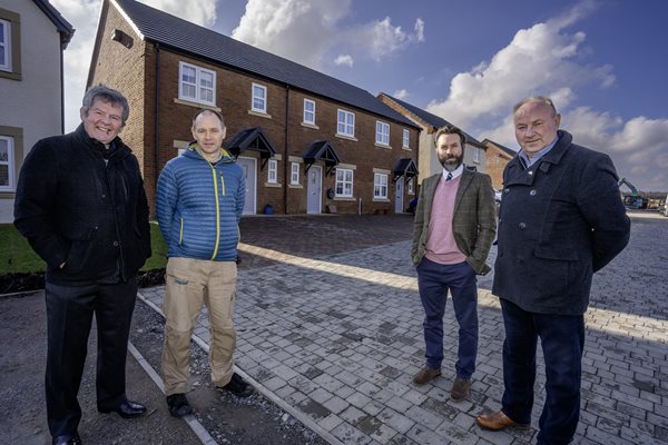Image demonstrating First tenants move into new affordable homes in Alnwick. 