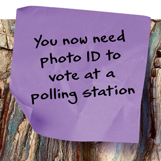 Image demonstrating Voters urged to check they have the right ID to vote 