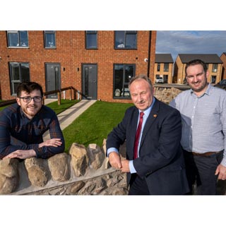 Image demonstrating Local resident receives keys to new affordable home