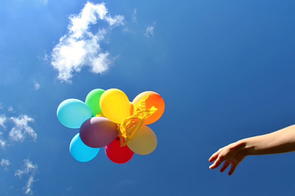 Image demonstrating  Plea to use environmentally- friendly alternatives to balloon releases 